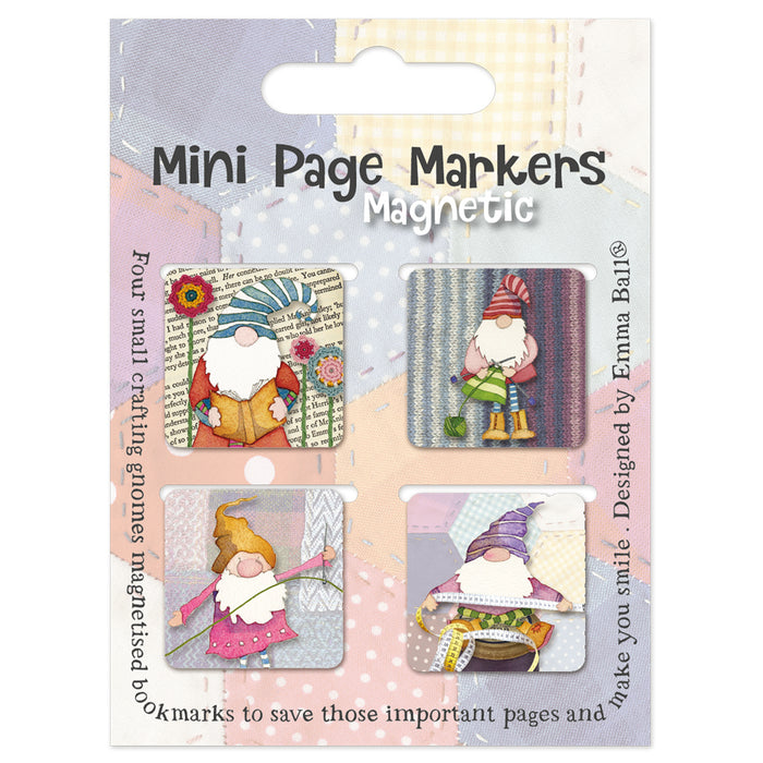 Mini Magnetic Page Markers by Emma Ball