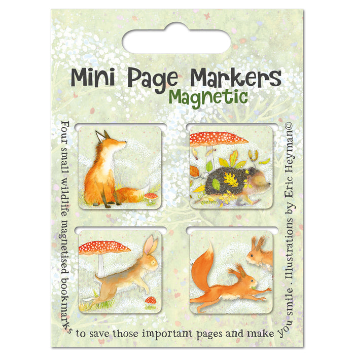 Mini Magnetic Page Markers by Emma Ball