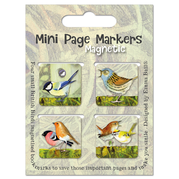 Mini Magnetic Page Markers by Emma Ball