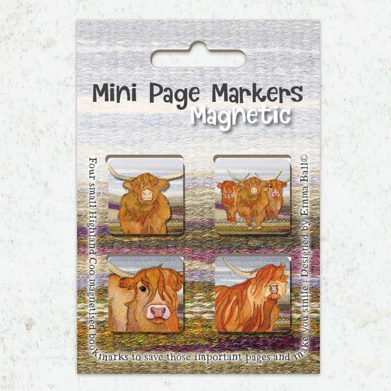 Mini Magnetic Page Markers af Emma Ball