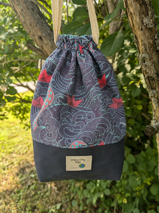 Stitcher's Stuff Sack-- Project Bags by World On A String Designs