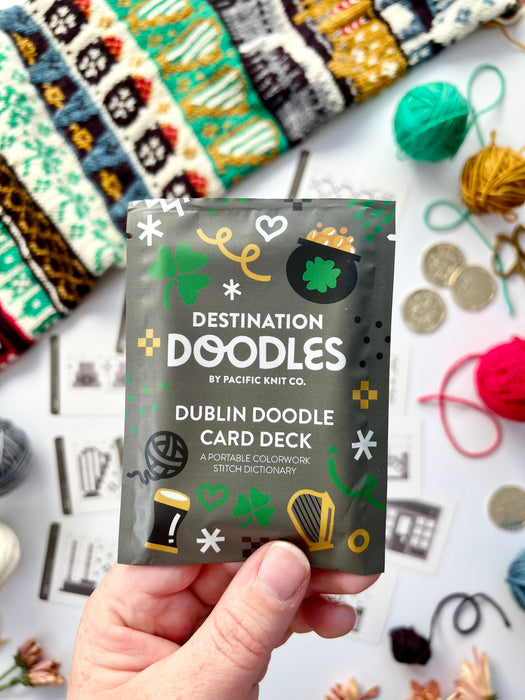 Destination Doodle Card Deck - Dublin (foil pack)