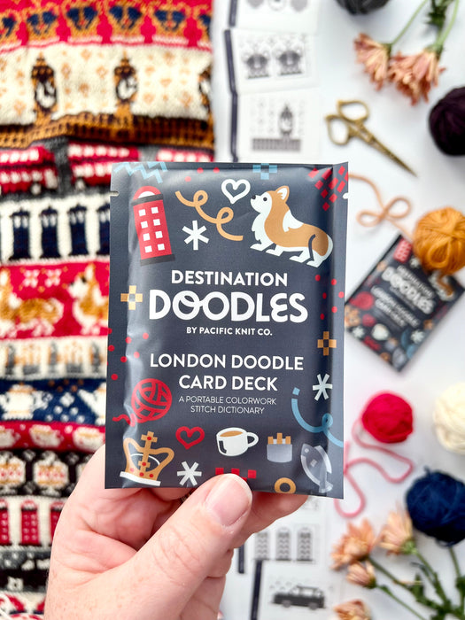 Destination Doodle Card Deck - London (foil pack)