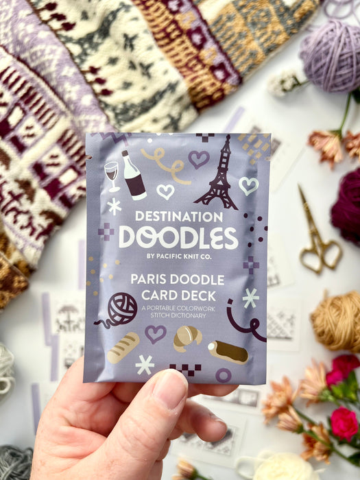 Destination Doodle Card Deck - Paris (foil pack)