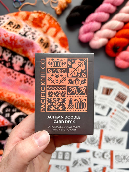 Autumn Doodle Card Deck by PACIFIC KNIT CO