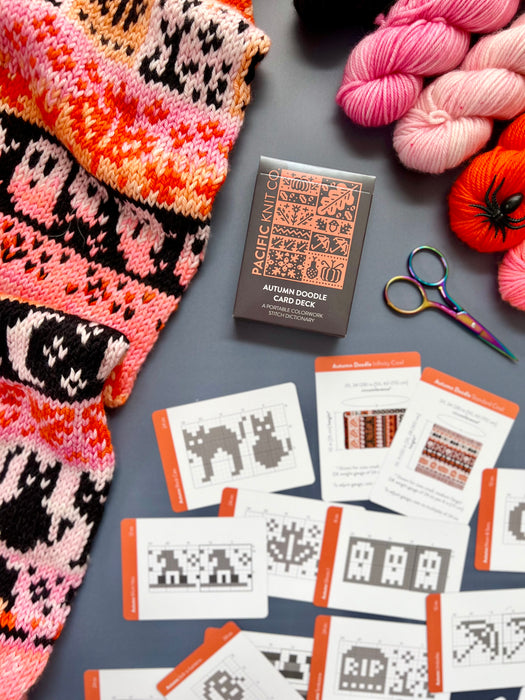 Autumn Doodle Card Deck by PACIFIC KNIT CO