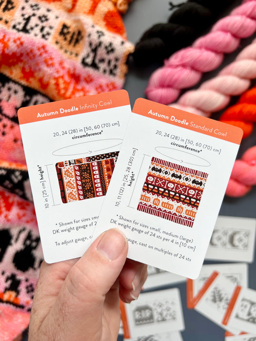 Autumn Doodle Card Deck by PACIFIC KNIT CO