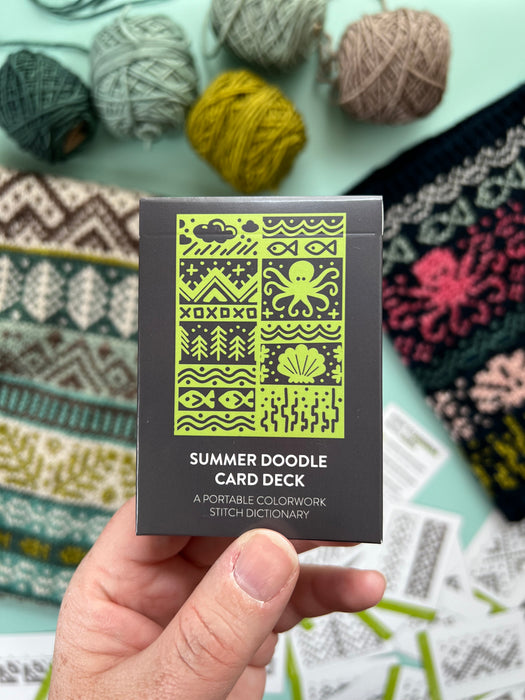 Summer Doodle Card Deck by PACIFIC KNIT CO