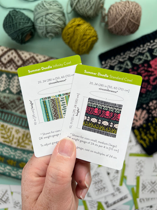 Summer Doodle Card Deck by PACIFIC KNIT CO