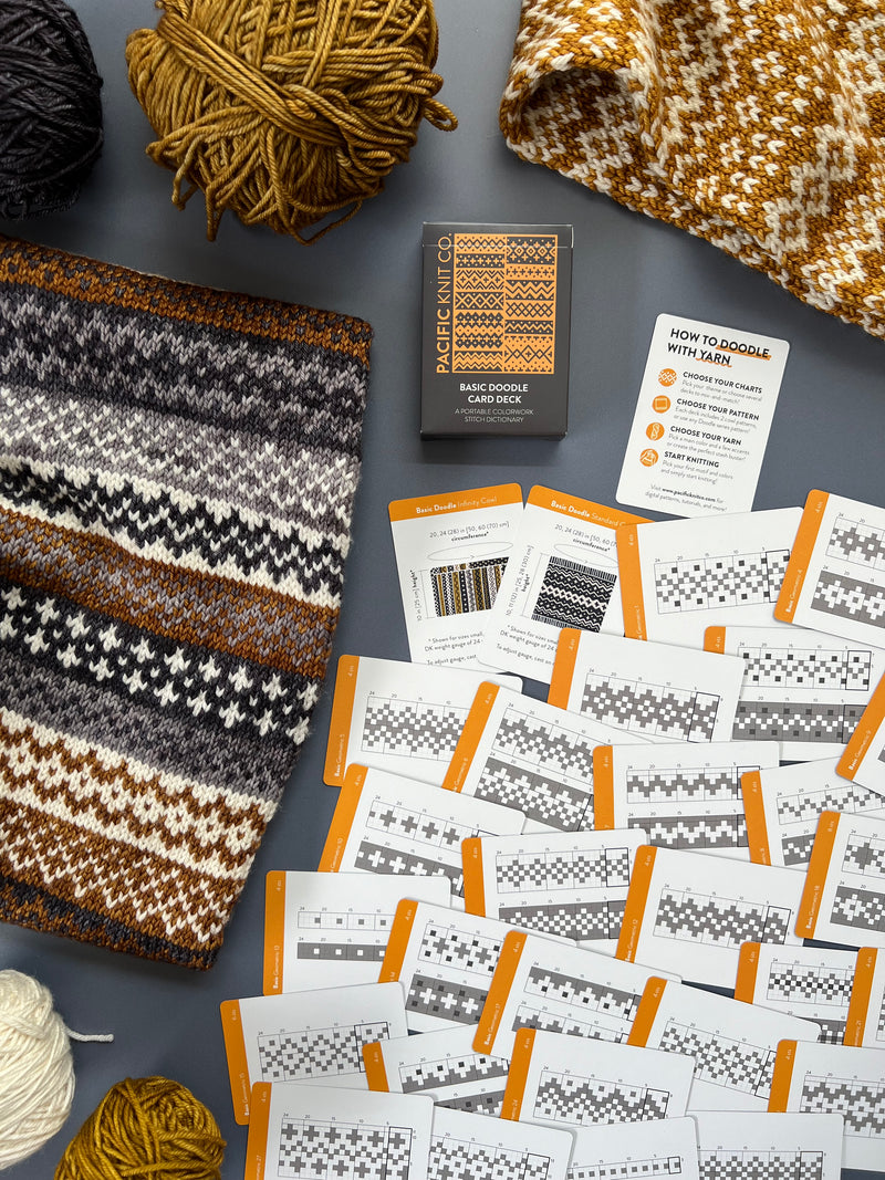 Basic Doodle Card Deck by PACIFIC KNIT CO