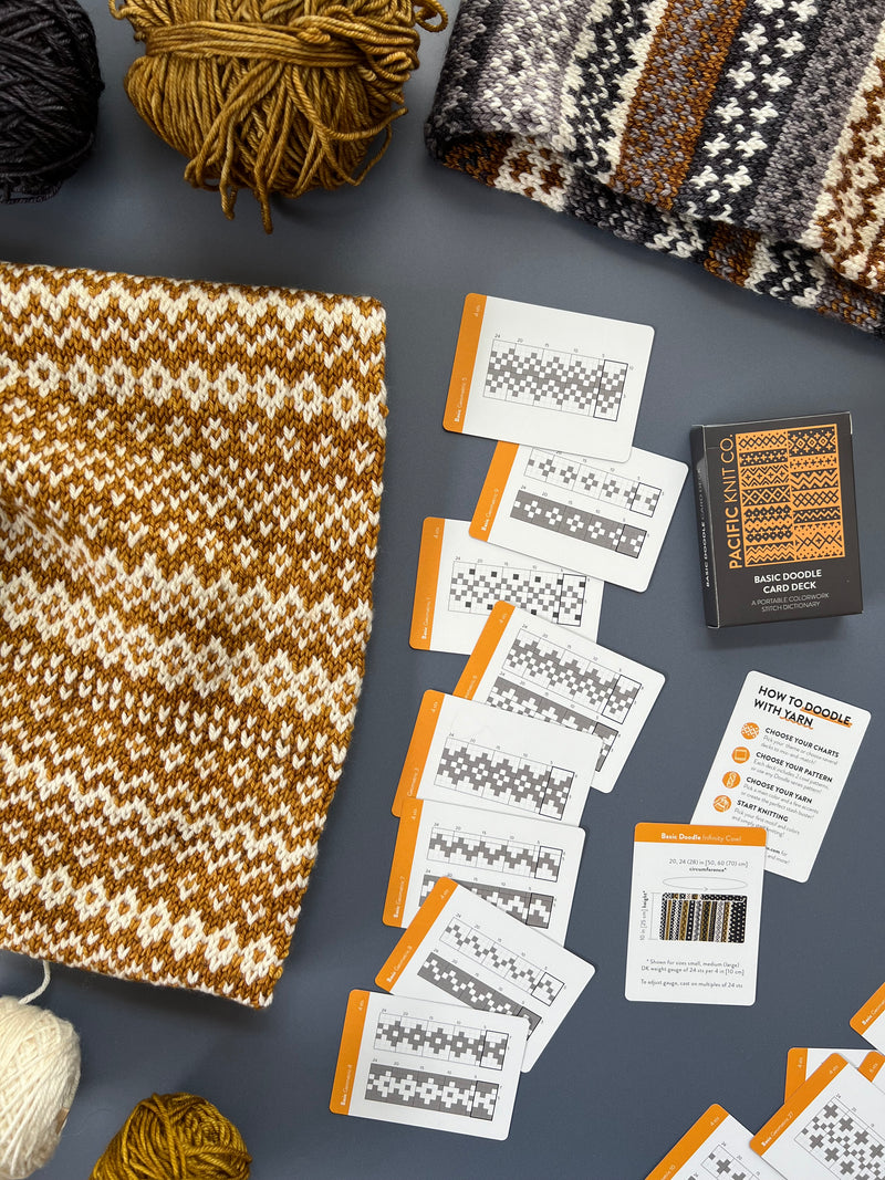 Basic Doodle Card Deck by PACIFIC KNIT CO