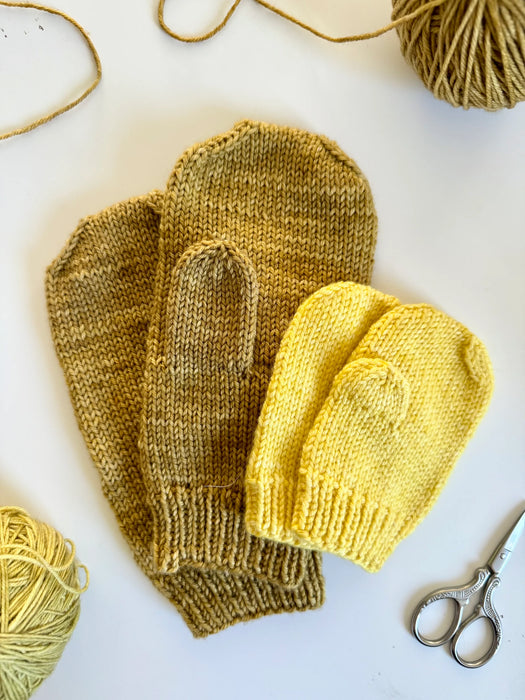 Base Doodle Mittens - DK - Pattern Brochure by Pacific Knit Co.