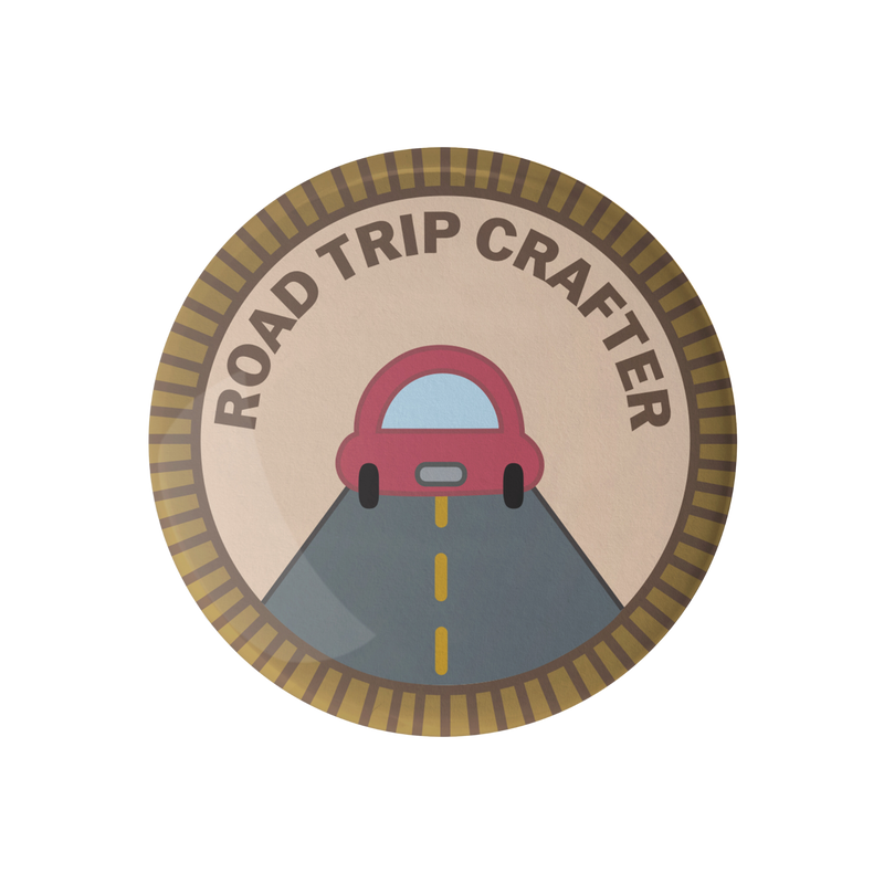 Craft Merit Badge Pins by Camp Stitchwood