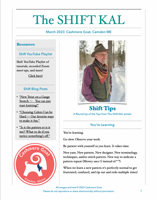 Tips for The Shift — FREE with purchase!