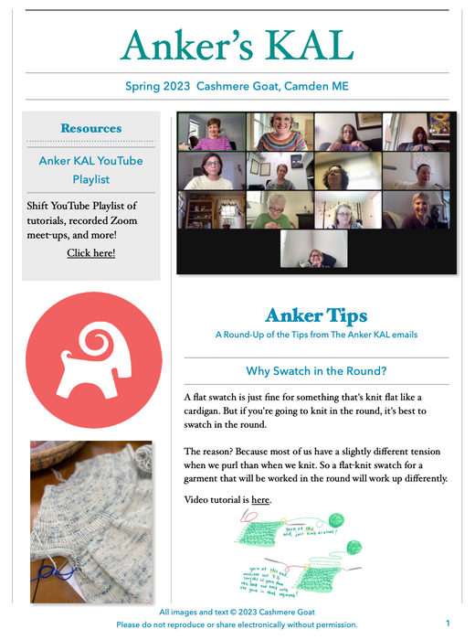 Tips for the Anker's Summer Shirt — FREE with purchase!