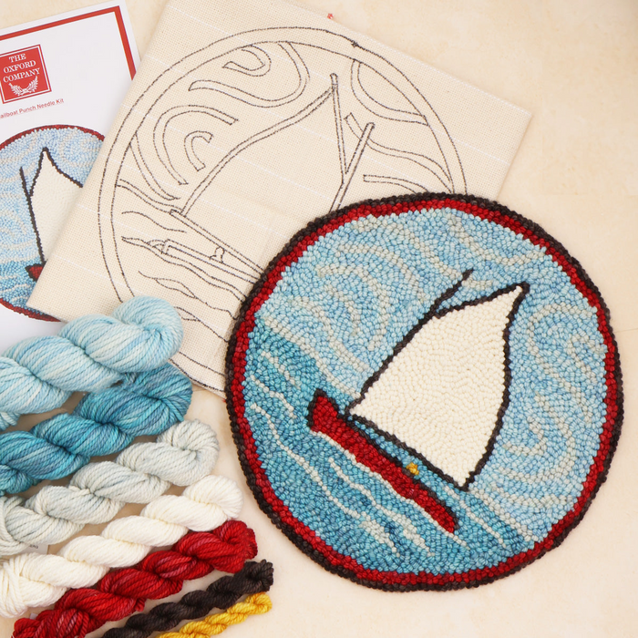 Oxford Punch Needle Kit - Sailboat