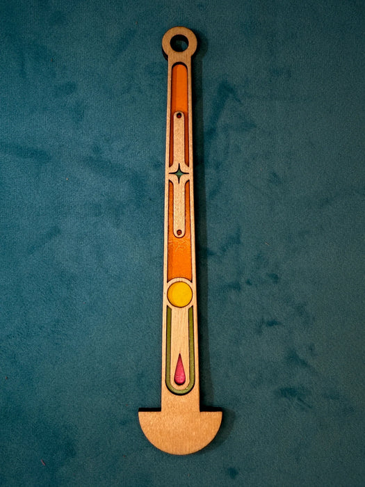 Extra Long Mini Minder Stick - Lemonwood Knitting Tool