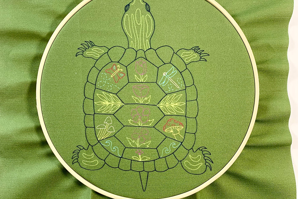 Embroidery Kit - Turtle