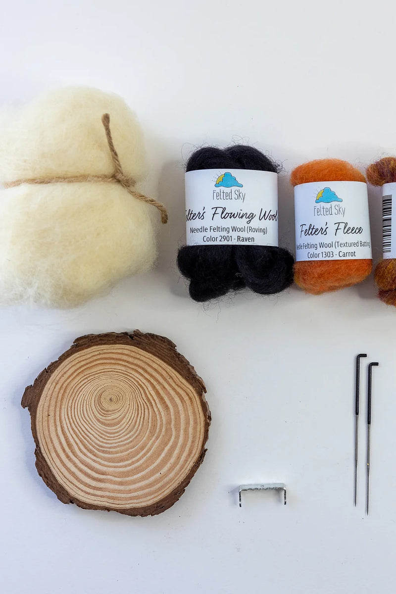 Fuchs gefilzt Taxidermy - Nadelfilz-Set