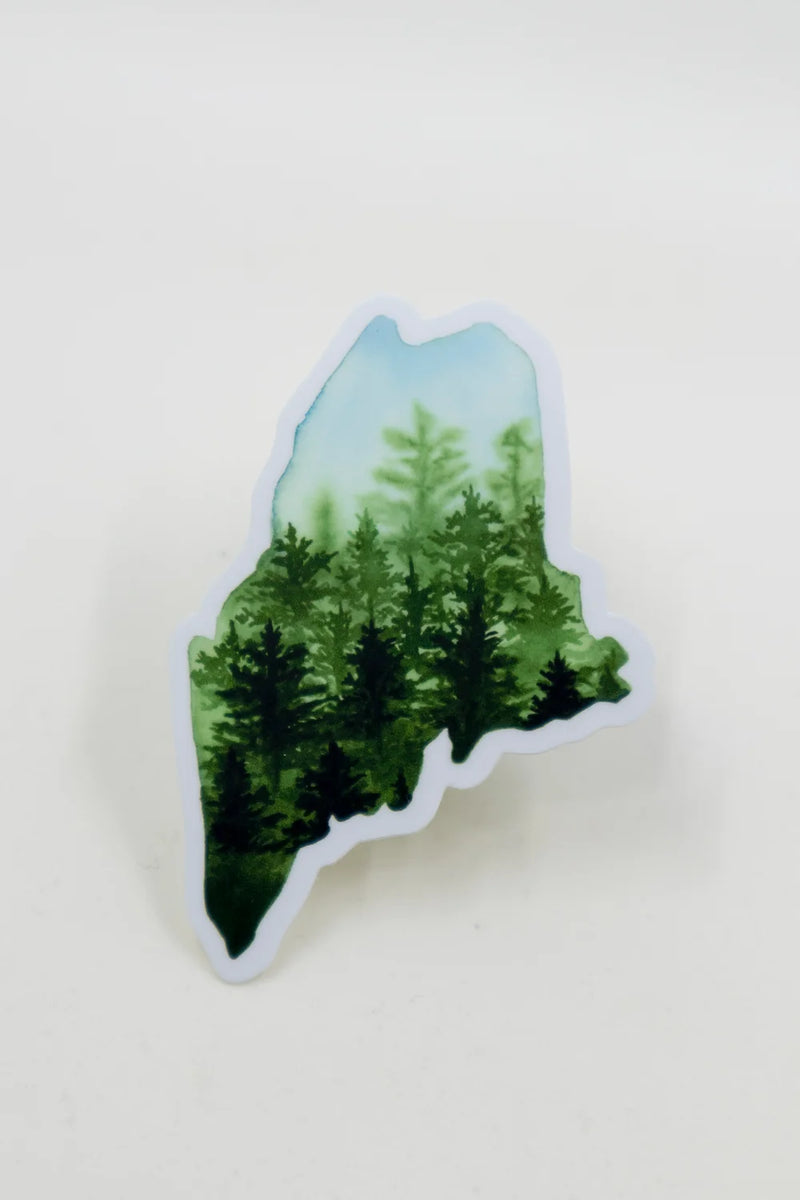 Maine Pines Sticker