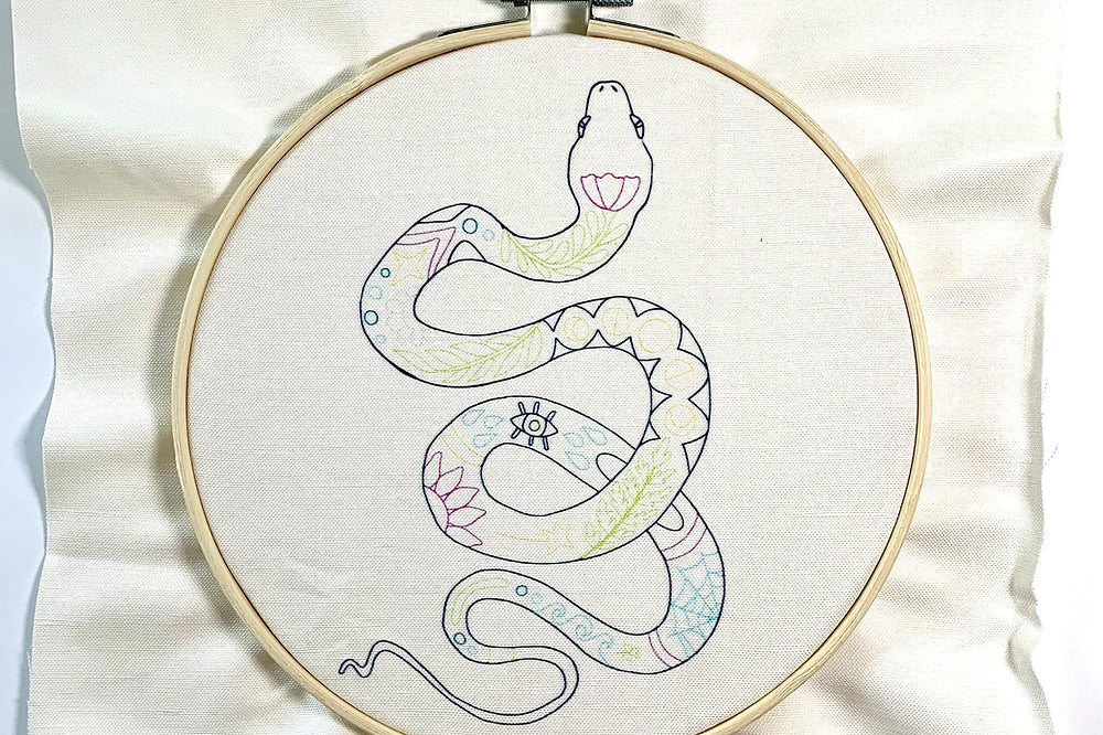 Embroidery Kit - Snake