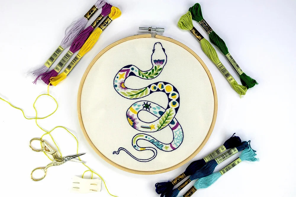 Embroidery Kit - Snake