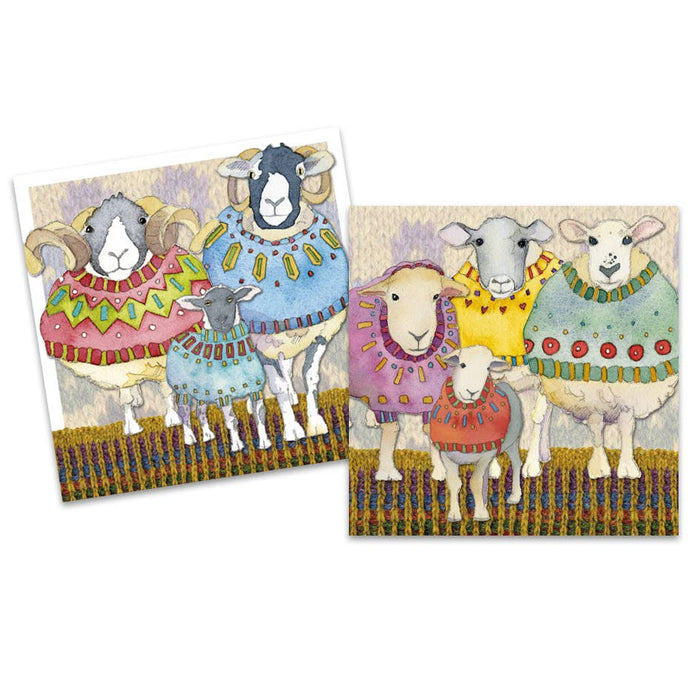 Sheep In Sweaters Mini Cards by Emma Ball