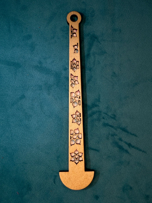 Extra Long Mini Minder Stick - Lemonwood Knitting Tool