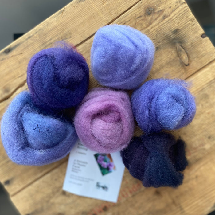 Hand Dyed Roving from A Wrinkle in Time Farm