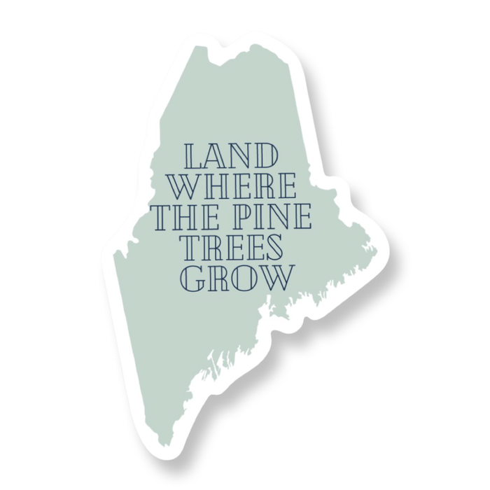 Maine Sticker by Scout + Bean