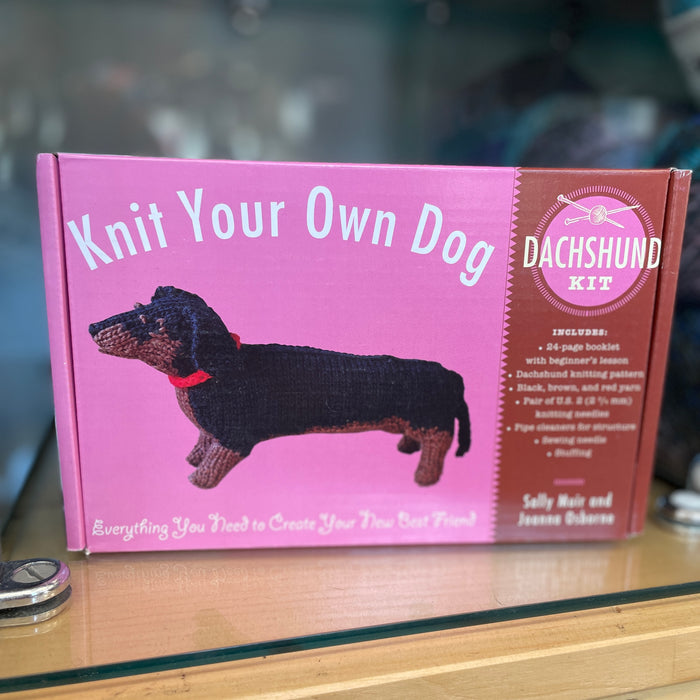 Knit Your Own Dog- Dachshund Kit by Sally Muir and Joan Osborne