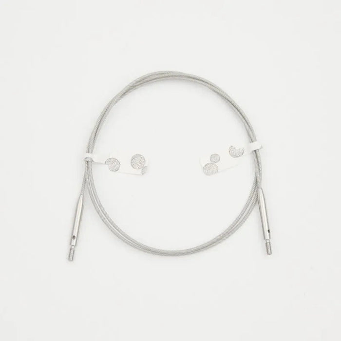KnitPro - Stainless Steel Swivel Cable with Silver Connectors