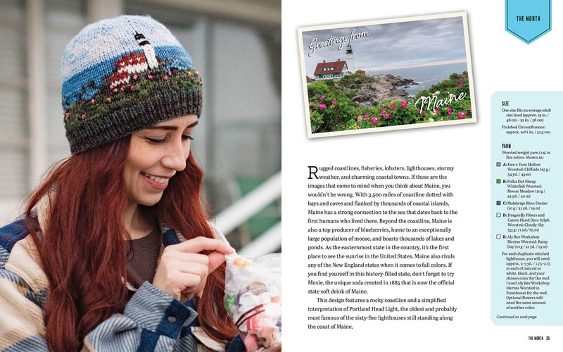Knitting the USA Fifty Easy-to-Follow Designs for Beautiful Beanies Inspired by Each State in America By Nancy Bates