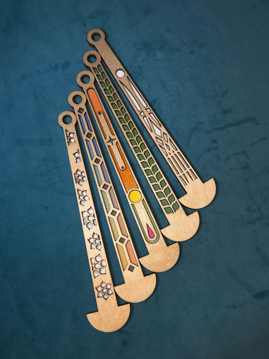 Extra Long Mini Minder Stick - Lemonwood Knitting Tool