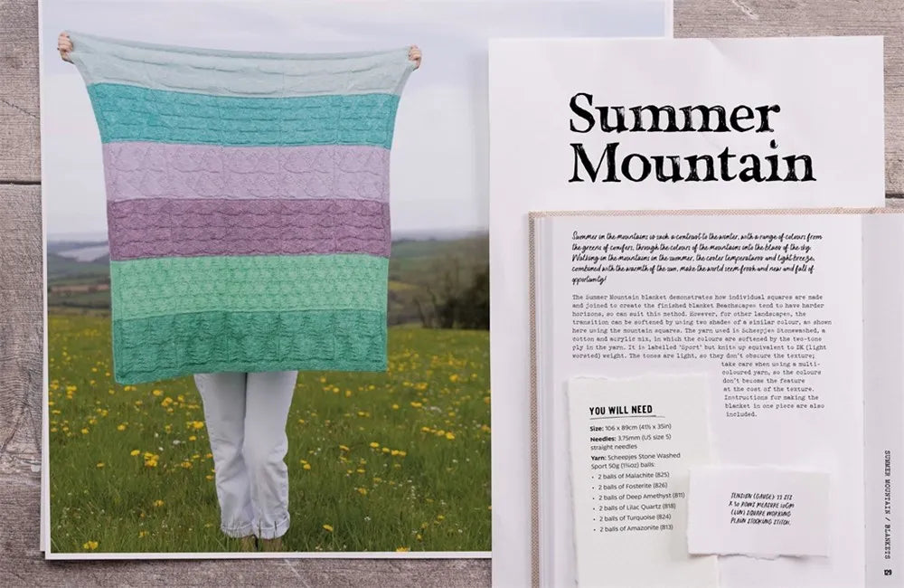 The Art of Landscape Knitting: Beginner Knitting Patterns for Bespoke Blankets by Anne Le Brocq