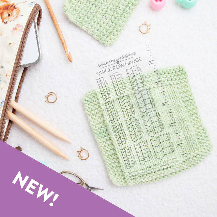 Quick Row Gauge Ruler by Twice Sheared Sheep