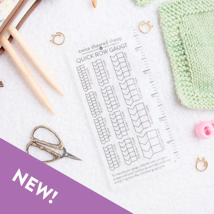 Quick Row Gauge Ruler by Twice Sheared Sheep