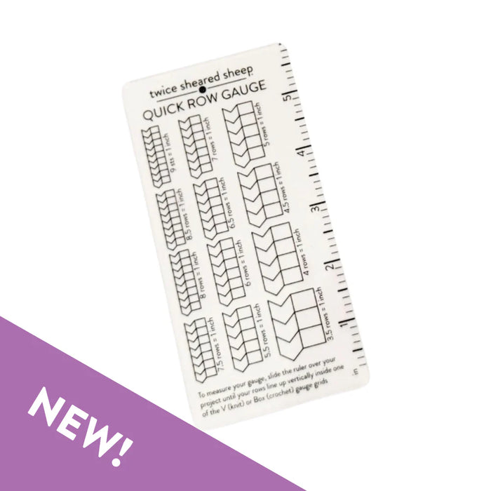 Quick Row Gauge Ruler by Twice Sheared Sheep