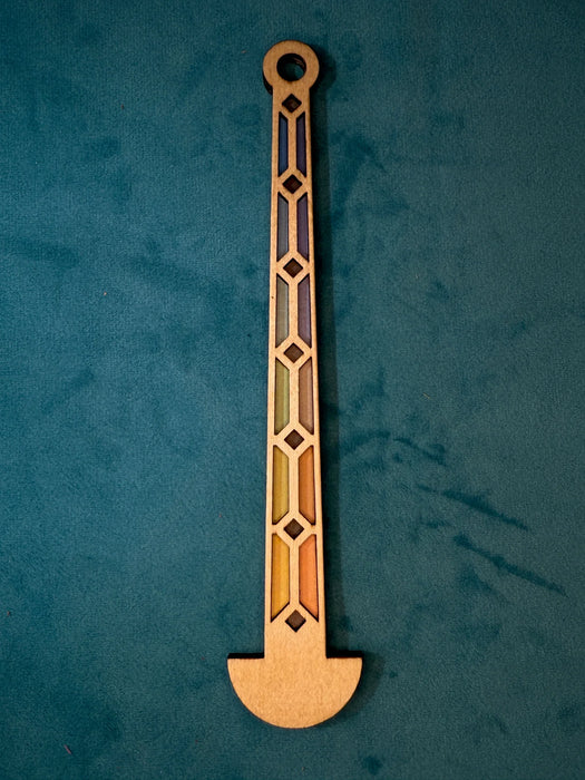 Extra Long Mini Minder Stick - Lemonwood Knitting Tool