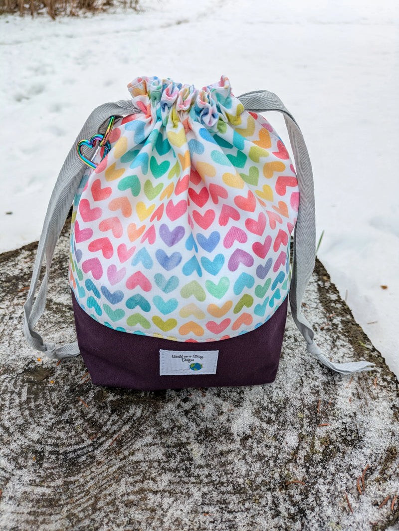 Stitcher's Stuff Sack-- Project Bags by World On A String Designs