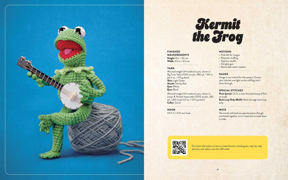 The Muppets Official Crochet Amigurumi by Drew Hill