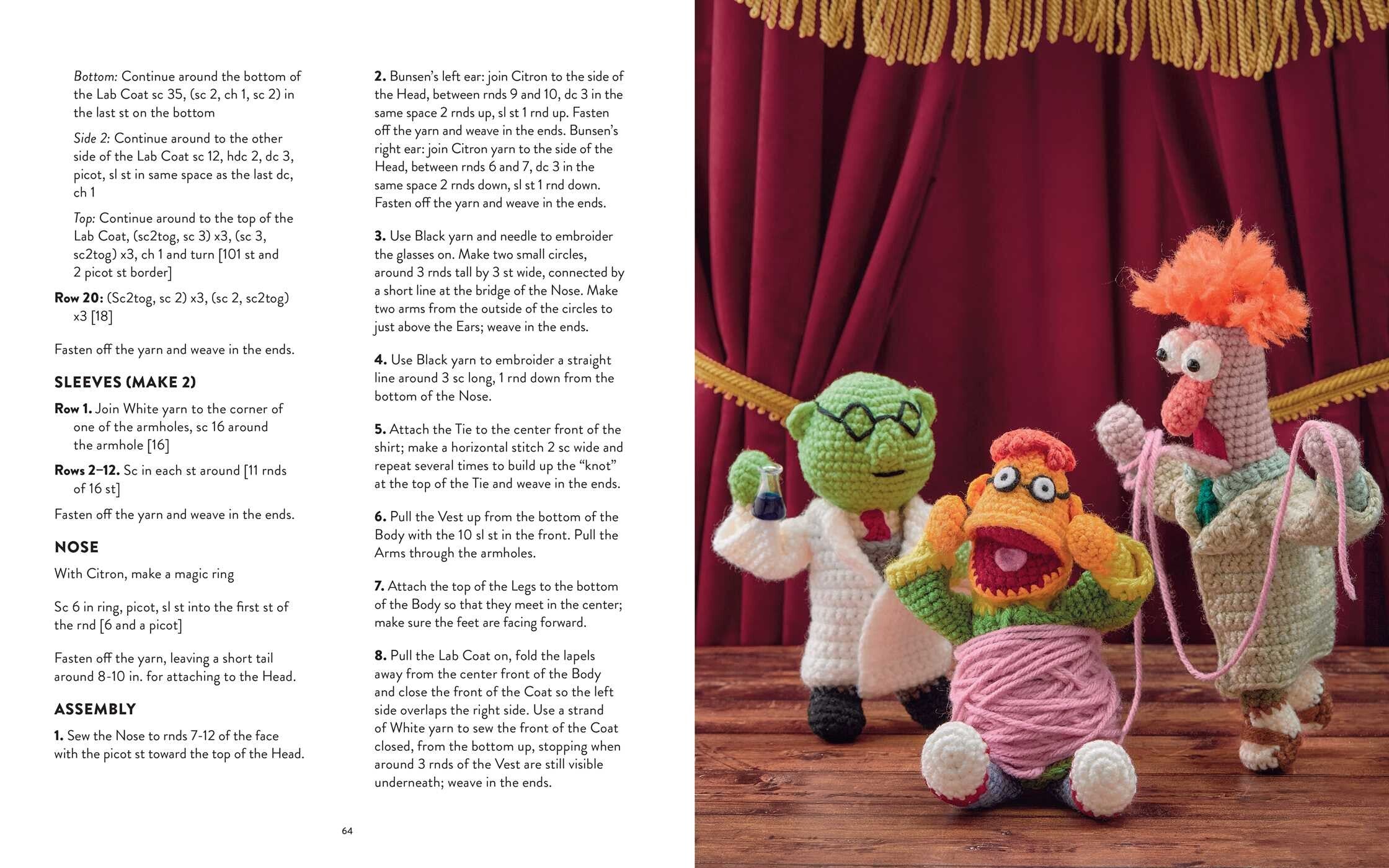 The Muppets Official Crochet Amigurumi by Drew Hill — Cashmere Goat