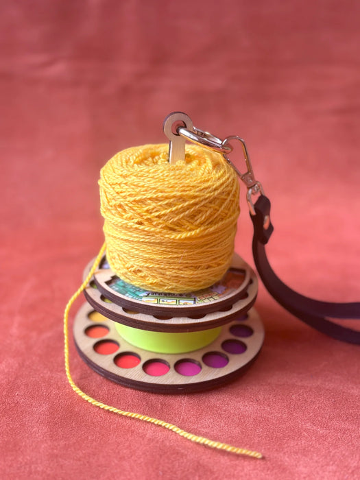 The Whirl - Mini Minder Yarn Spinner Accessory by Lemonwood