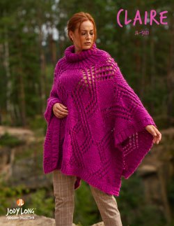 Claire Poncho af Jody Long (mønster) 