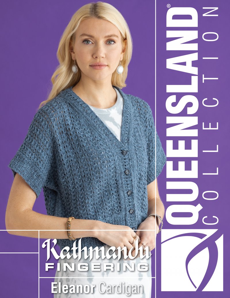 Kathmandu Fingering Eleanor Kurzstrickjacke