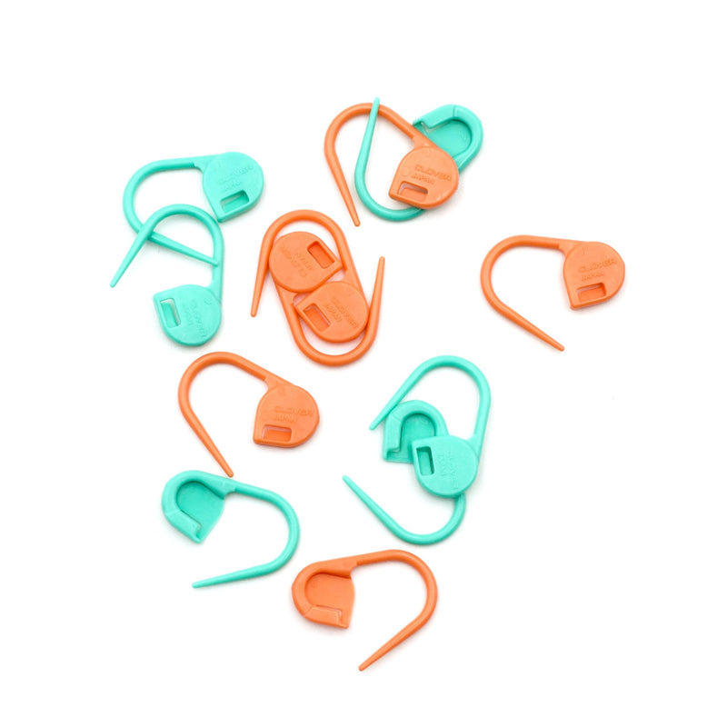 Clover locking stitch markers