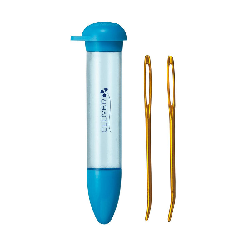 Chibi Jumbo Stopfnadel-Set mit gebogener Spitze (blau) von Clover