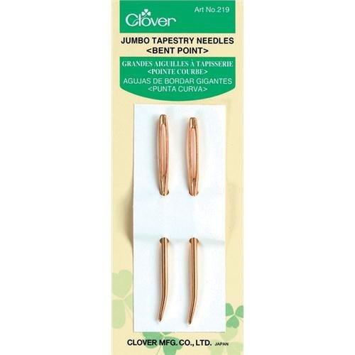 Clover Jumbo Tapestry Needles Bent Point