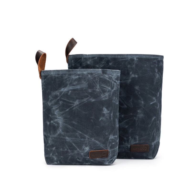 Maker's Canvas Knit Sacks (Set of 2) by della Q