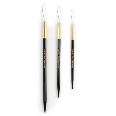 Ebony Wood Finishing Needles (Set of 3)